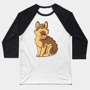 Cop Puppy Baseball T-Shirt